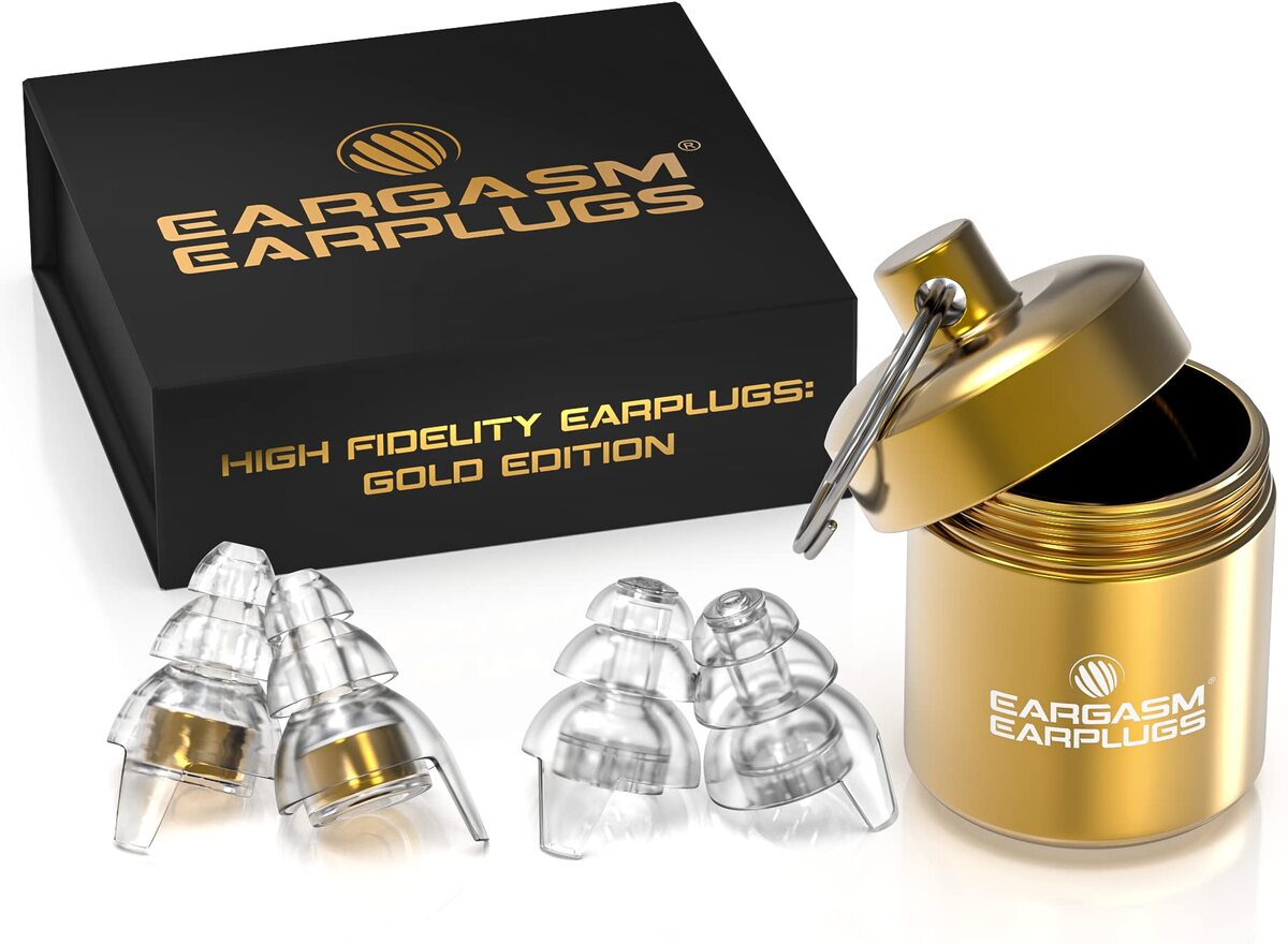 EARGASM - HIGH FIDELITY EARPLUGS - GOLD EDITION