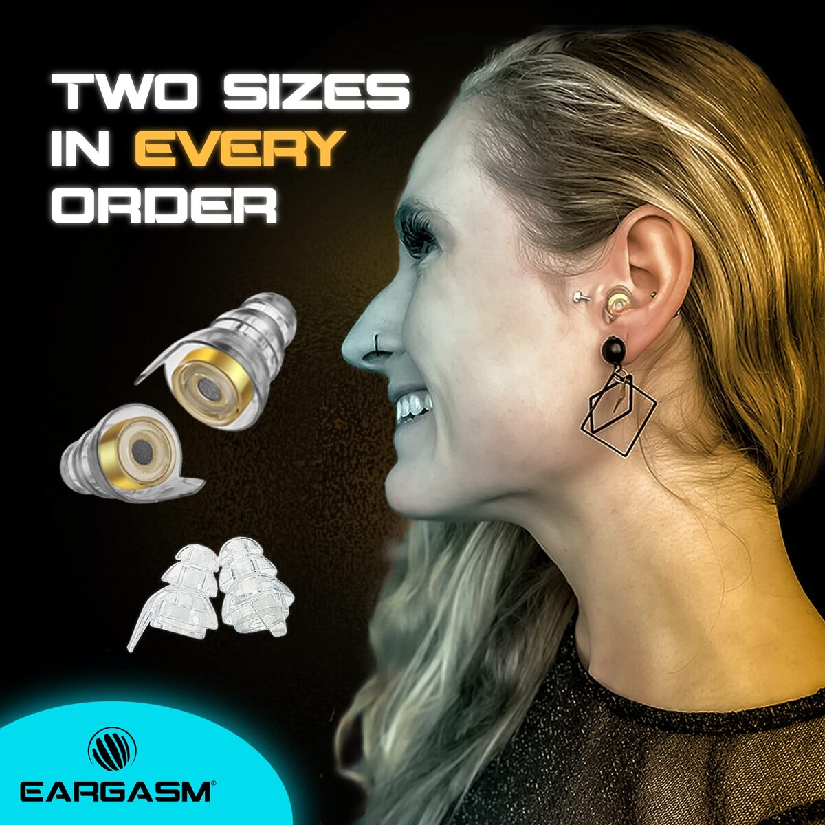 EARGASM - HIGH FIDELITY EARPLUGS - GOLD EDITION