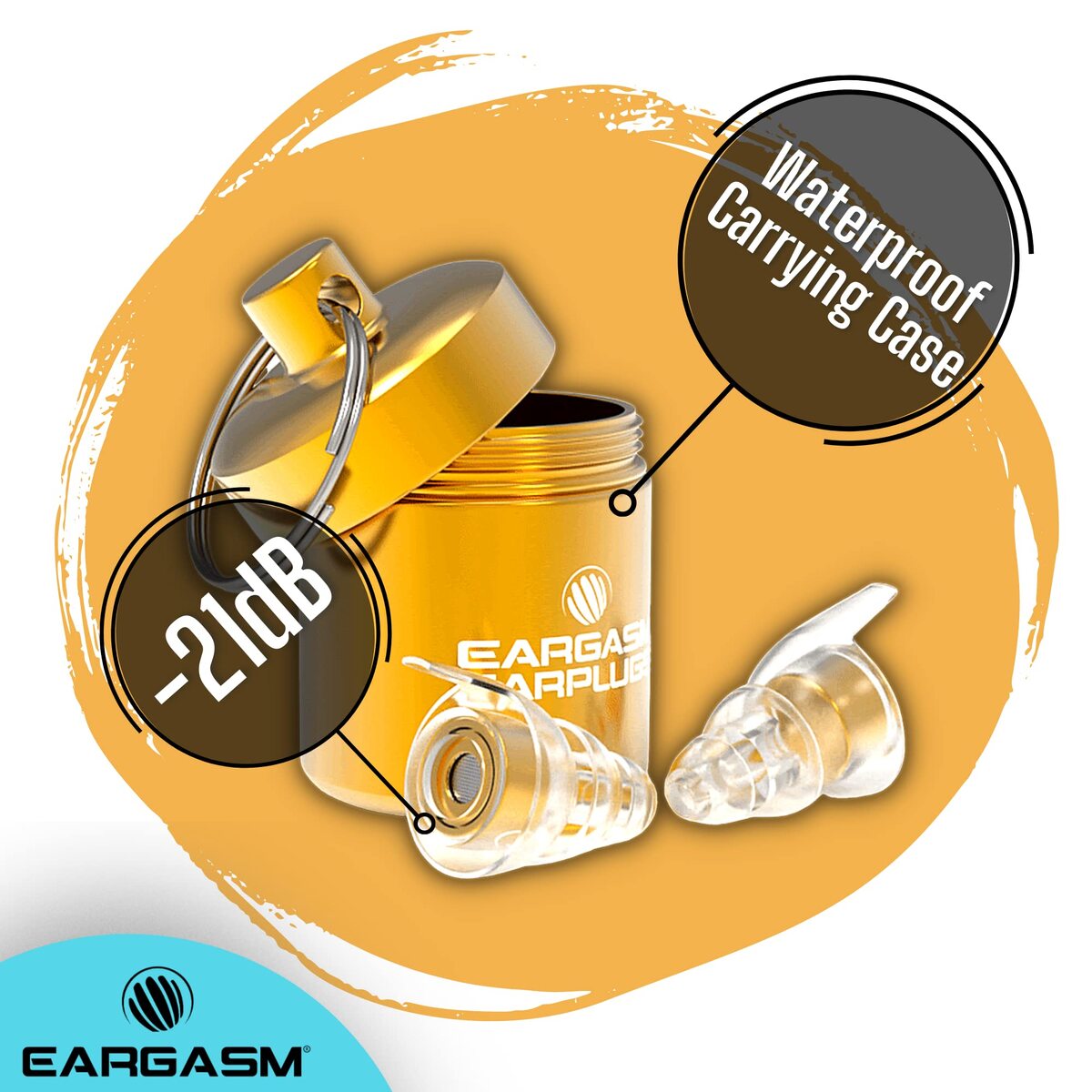 EARGASM - HIGH FIDELITY EARPLUGS - GOLD EDITION