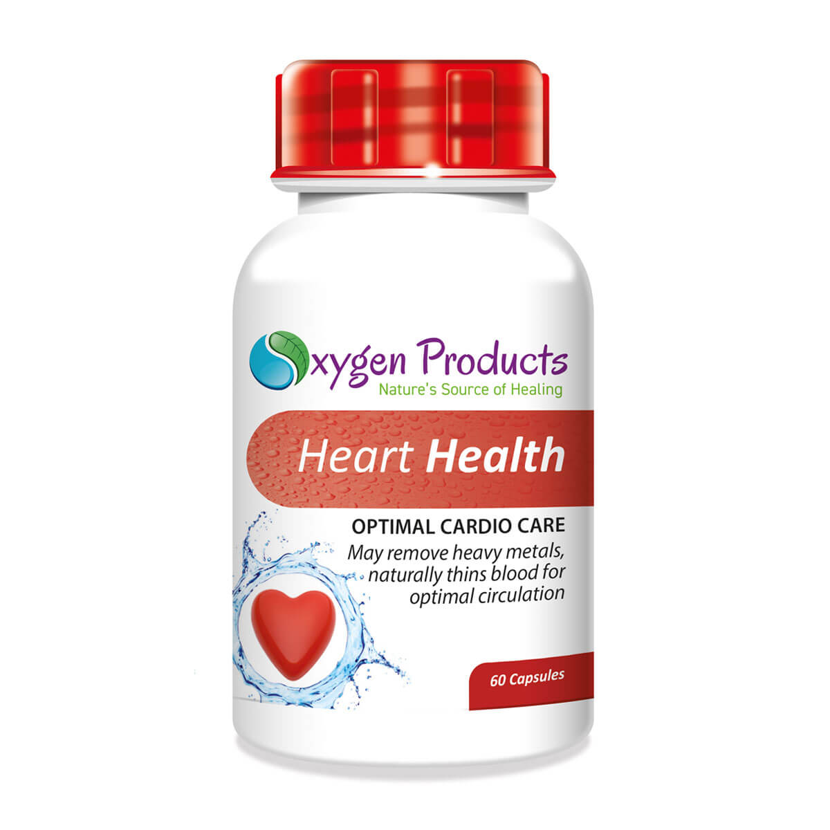 OXYGEN PRODUCTS - HEART HEALTH (60 CAPSULES)
