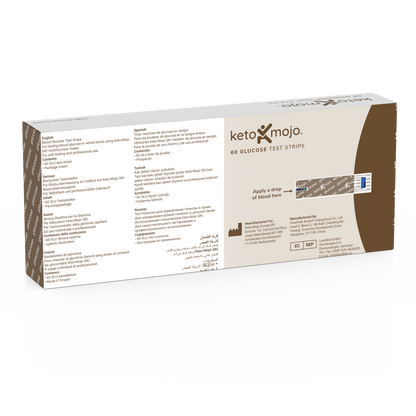 KETO MOJO™ - GKI - BLOOD GLUCOSE TEST STRIPS (60'S)