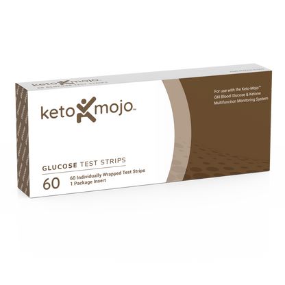 KETO MOJO™ - GKI - BLOOD GLUCOSE TEST STRIPS (60'S)