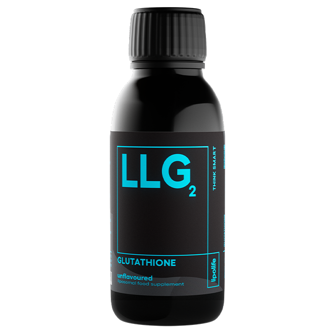 LIPOLIFE - LLG2 - LIPOSOMAL GLUTATHIONE - 450MG PER 5ML - 150ML - UNFLAVOURED