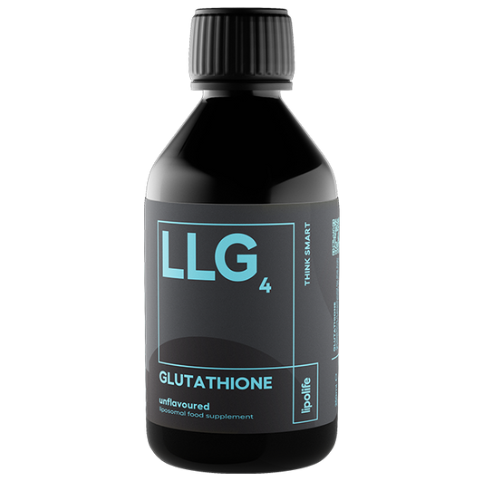 LIPOLIFE - LLG4 - LIPOSOMAL GLUTATHIONE - 450MG PER 5ML - 250ML - UNFLAVOURED