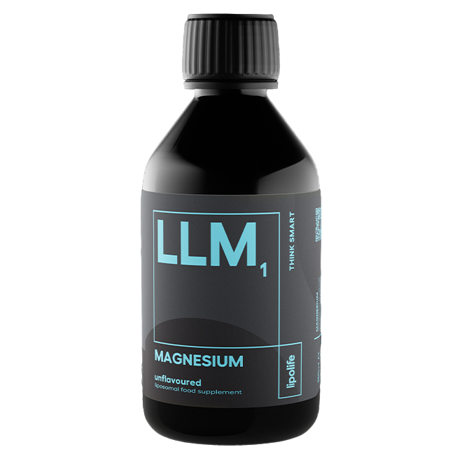 LIPOLIFE - LLM1 - LIPOSOMAL MAGNESIUM - 62.5MG PER 5ML - 240ML - UNFLAVOURED