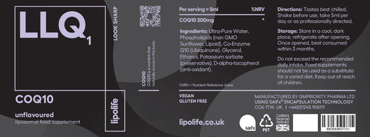 LIPO LIFE - LLQ1 LIPOSOMAL COQ1