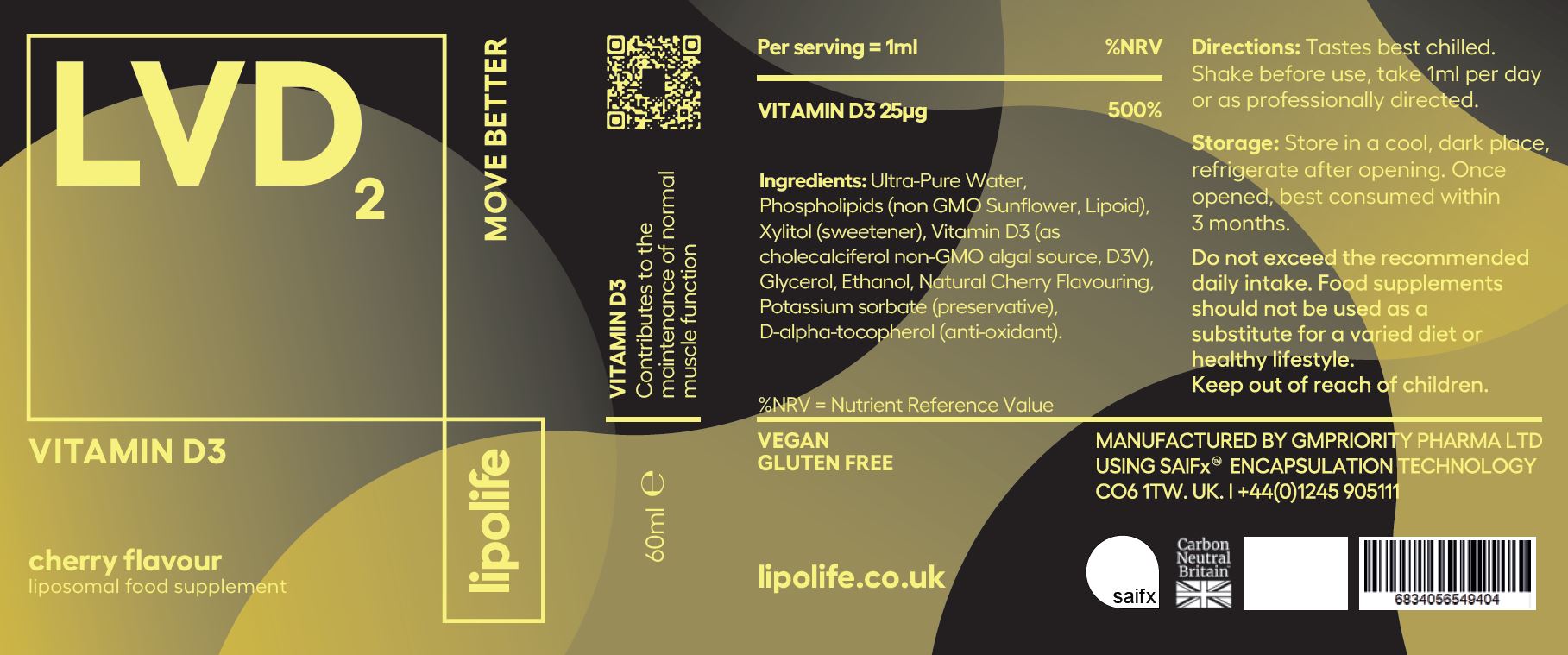 LIPO LIFE - LVD2 VITAMIN D3