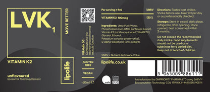 LIPO LIFE - LVK1 VITAMIN K2