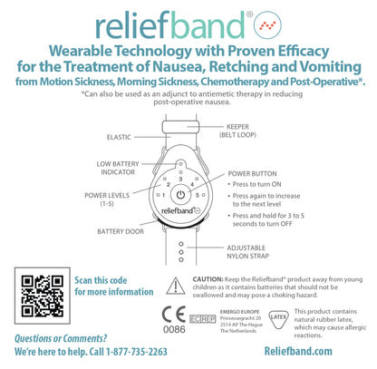 RELIEFBAND® CLASSIC ANTI-NAUSEA WRISTBAND