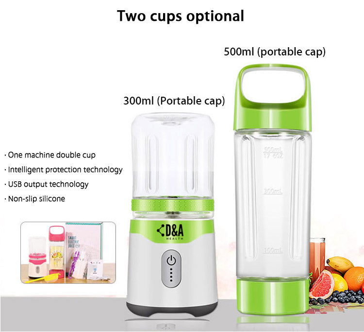 D&A HEALTH - GO BLEND MAX PORTABLE USB CHARGE BLENDER