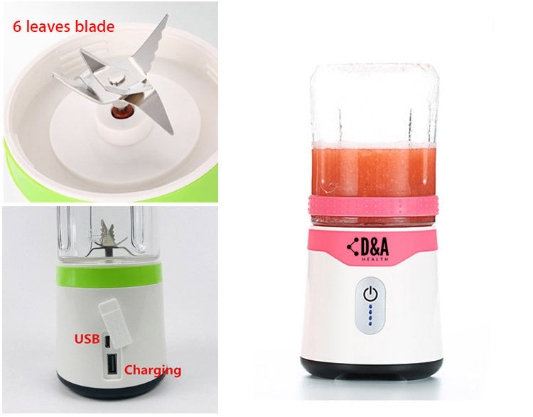 D&A HEALTH - GO BLEND MAX PORTABLE USB CHARGE BLENDER