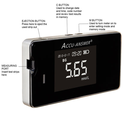 ACCU-ANSWER® ISAW® - 4 IN 1 - BLOOD TEST METER ONLY