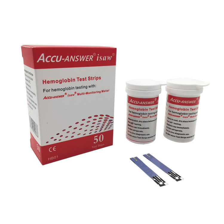 ACCU-ANSWER® ISAW® HEMOGLOBIN BLOOD TEST STRIPS (50)