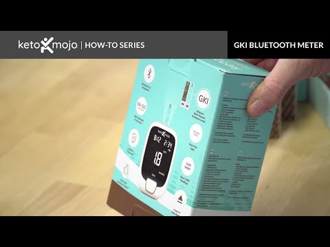 Step by step video on how to use the Keto-Mojo GKI Blood Ketone and Glucose Meter with glucose and ketone test strips.