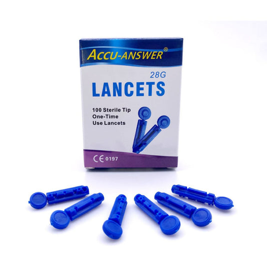 ACCU-ANSWER® - LANCETS (28G) - BOX OF 100 OR 200