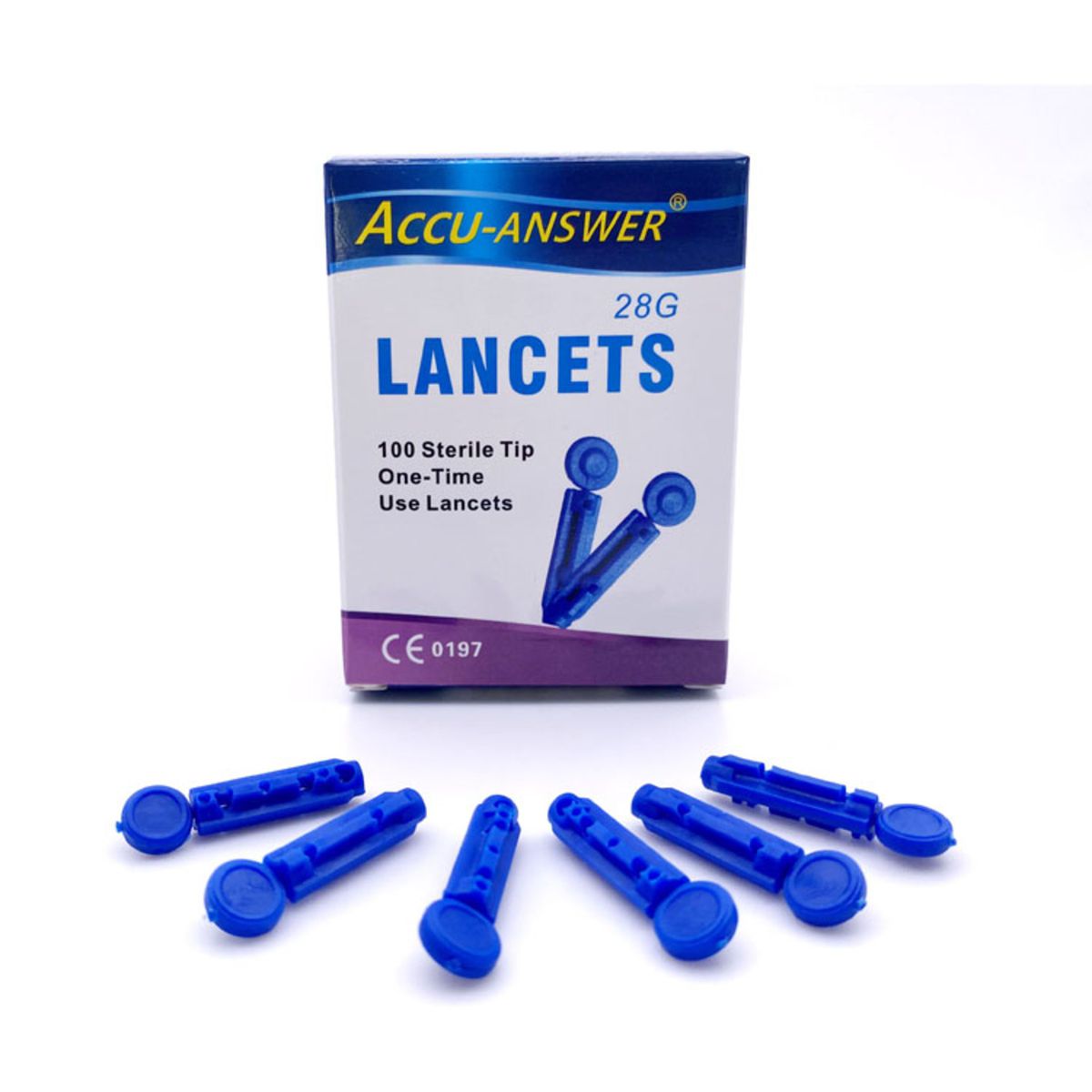 ACCU-ANSWER® - LANCETS (28G) - BOX OF 100